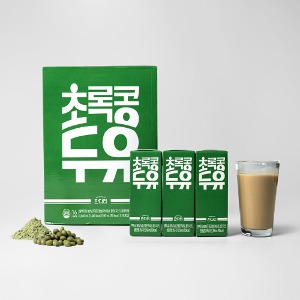 잔다리 국내산콩 서리태 초록콩두유 190ml x 16팩