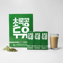 잔다리 국내산콩 서리태 초록콩두유 190ml x 16팩